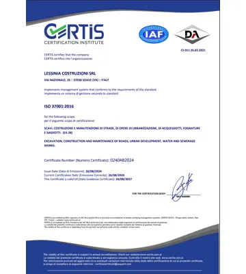 Certificazione Certis certification institute